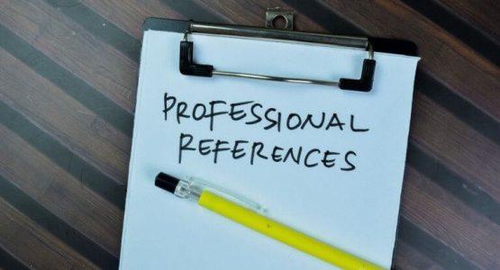 Professional Resume references