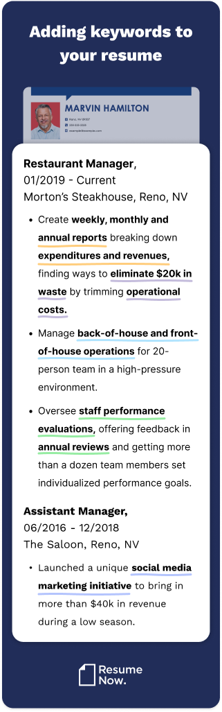 Adding Keywords To Your Resume Mobile Adding Keywords To Your Resume Mobile