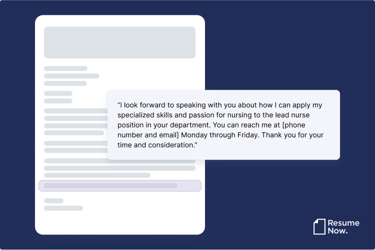 Cover Letter Closing Cover Letter Closing