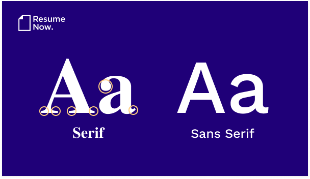 serif vs sans serif font