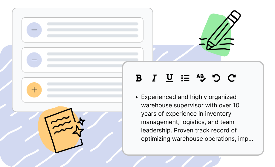 Customize your summary
