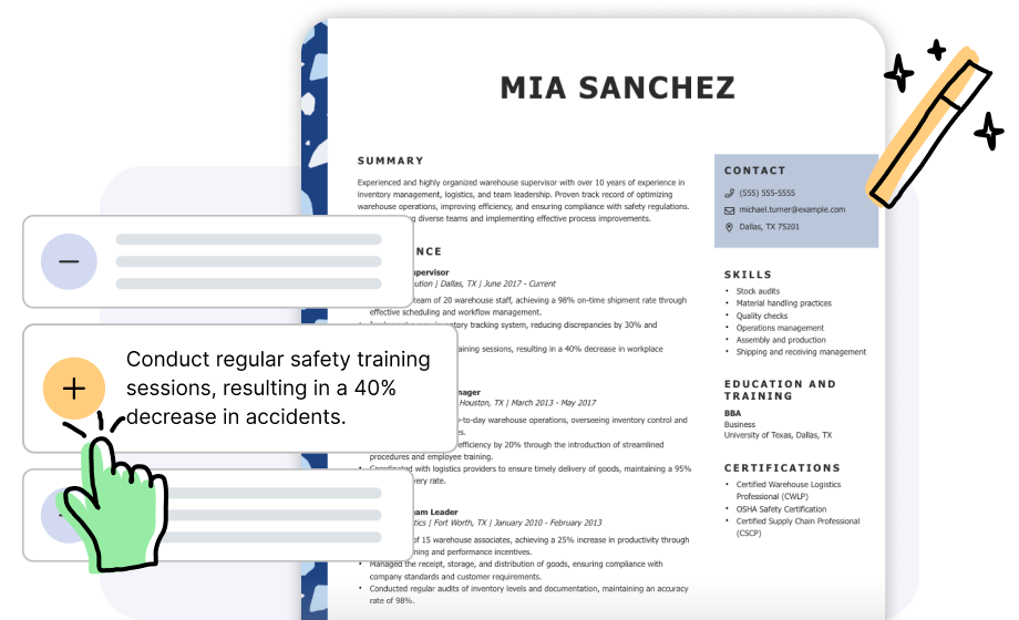 Enhance your entire resume