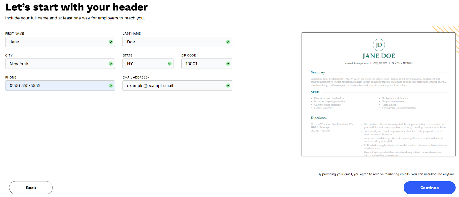 Enter your career history into Resume Now's AI Resume Builder to generate a unique resume that's specific to your details. Enter your career history into Resume Now's AI Resume Builder to generate a unique resume that's specific to your details.