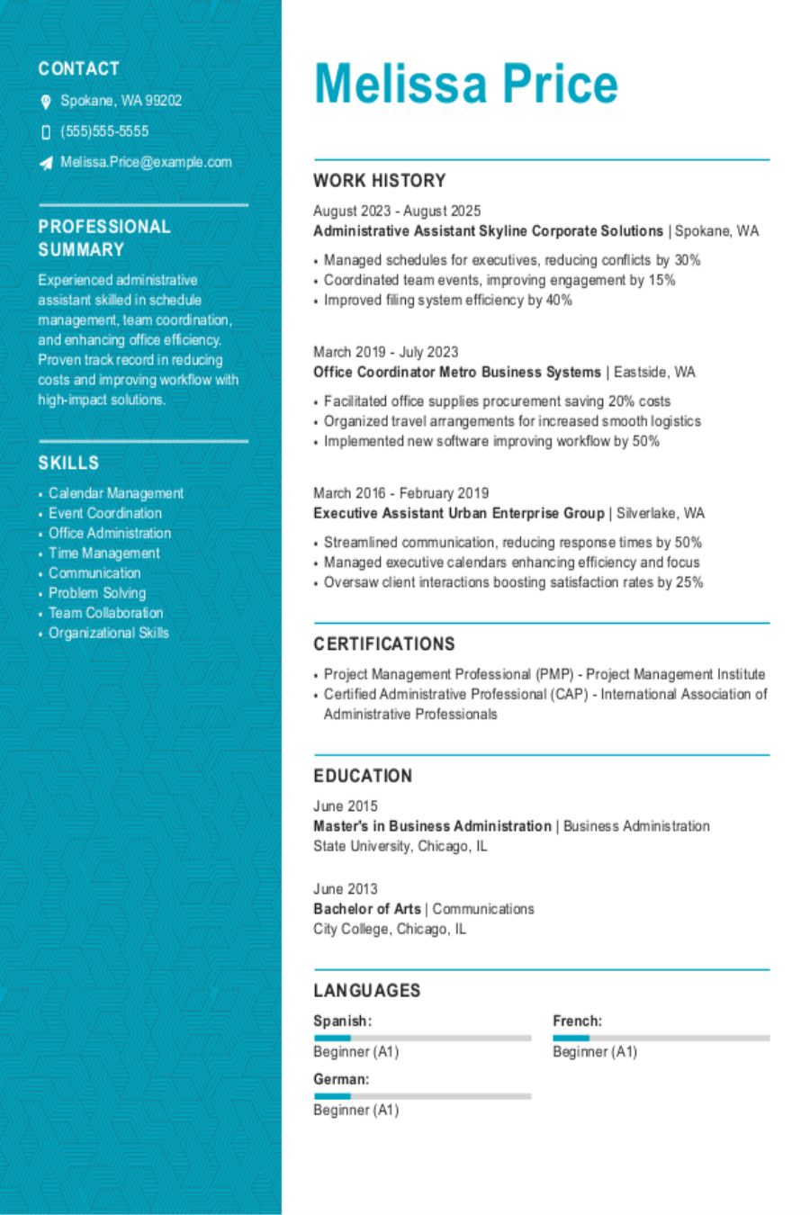 Administrative Assistant Resume: Examples & Templates Administrative Assistant Resume: Examples & Templates