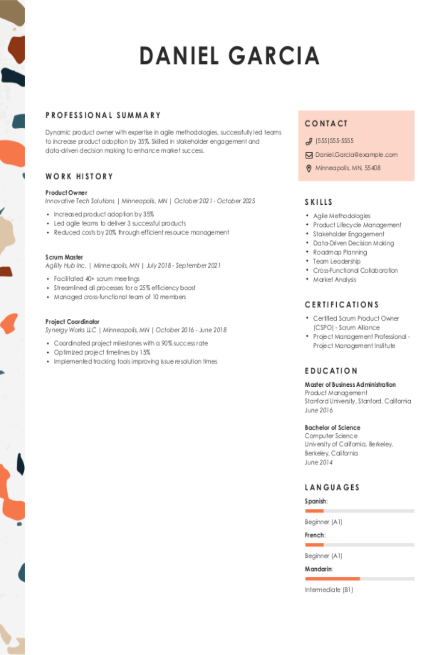 Product Owner Resume: Examples, Templates & Tips Product Owner Resume: Examples, Templates & Tips