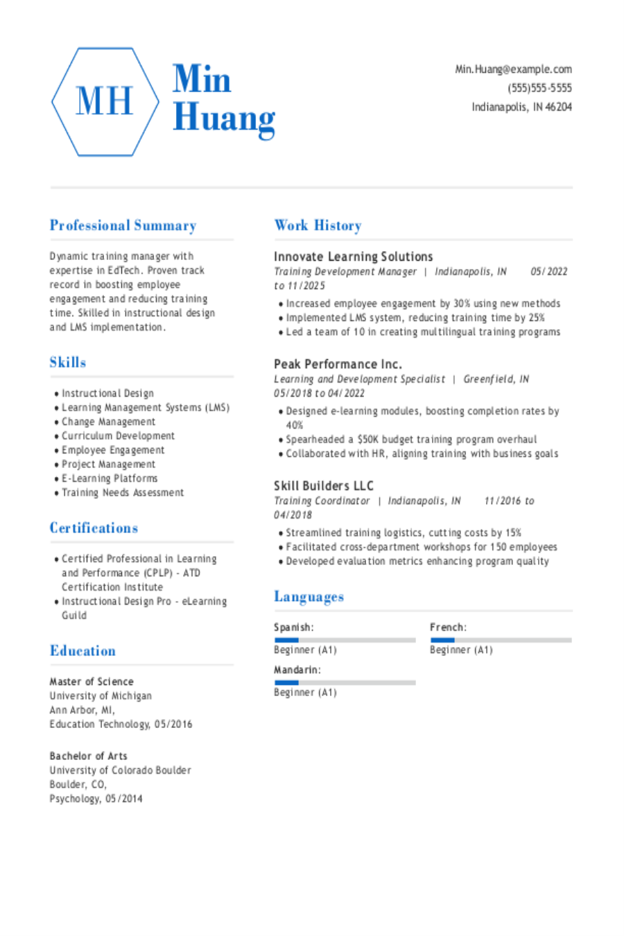 Top Training Job Resume Examples & Pro Writing Tips Top Training Job Resume Examples & Pro Writing Tips