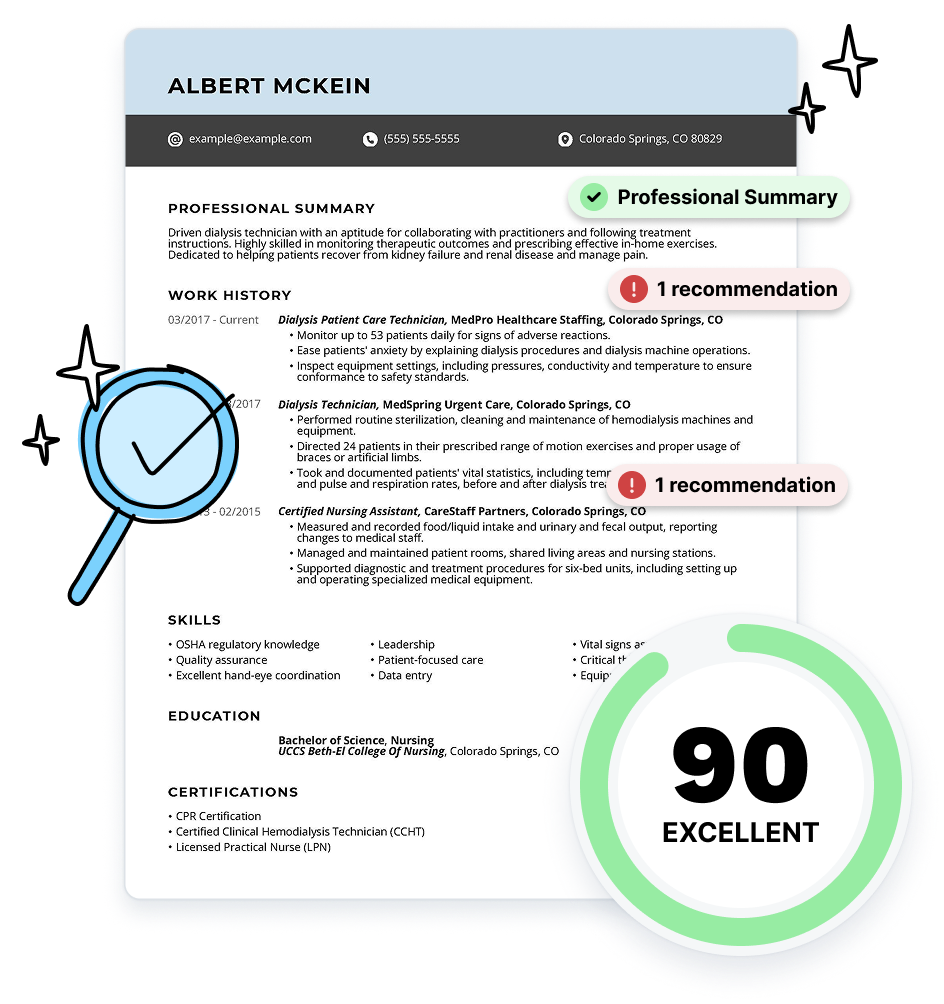 Ats resume checker hero